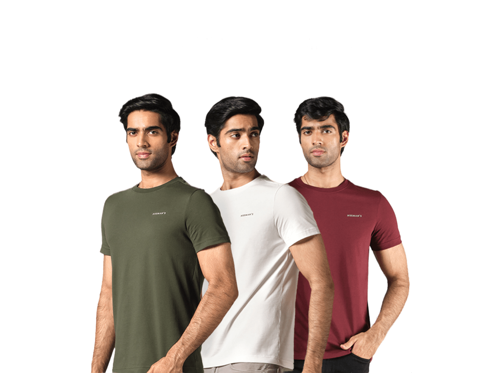 Pack of 3 (Maroon | Ivory | Olive)