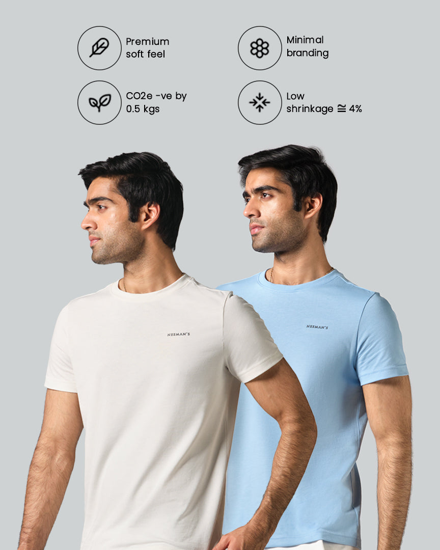 Pack of 2 (Blue and Ivory)