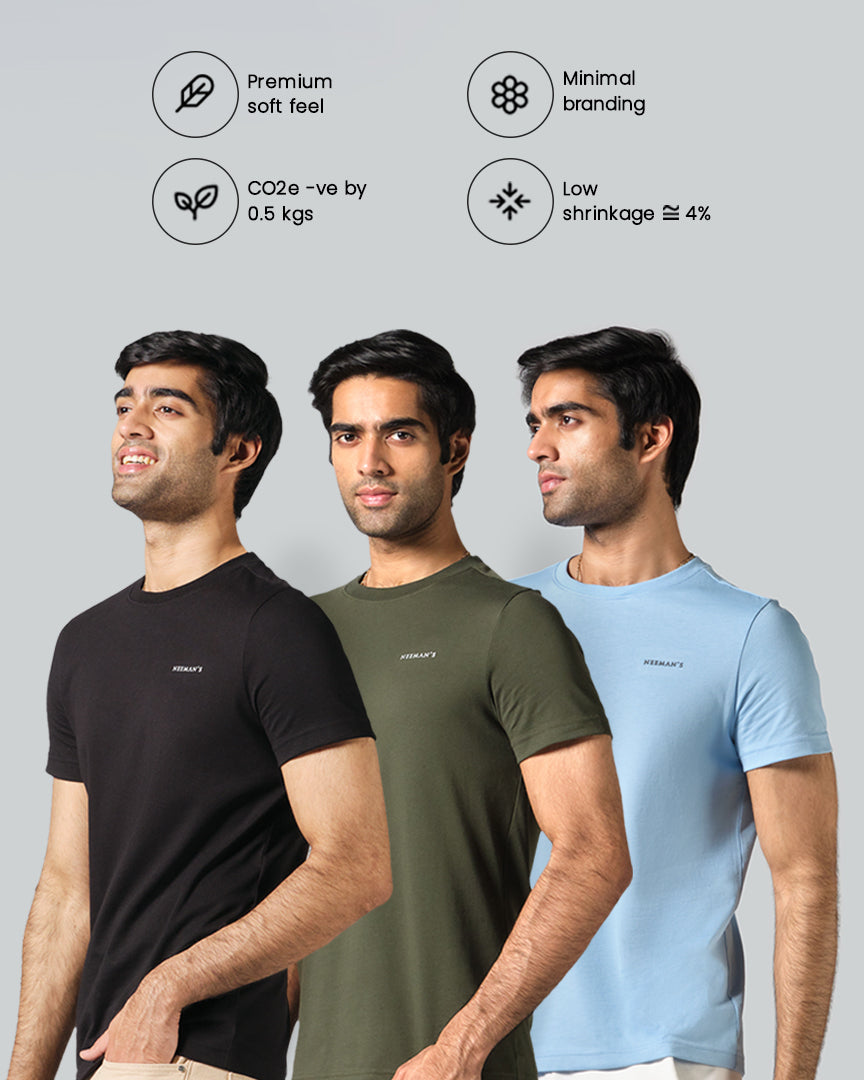 Pack of 3 (Black | Blue | Olive)
